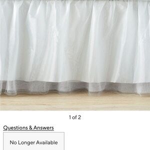 Pottery Barn Kids Glitter Tulle Twin Bed Skirt